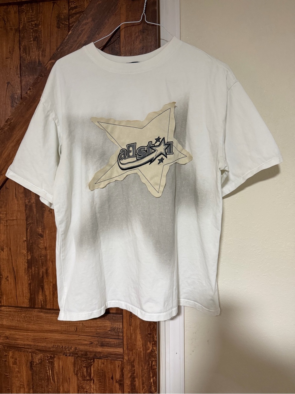 Jk.ptwso. Men Star Patch Oversized TShirt XL